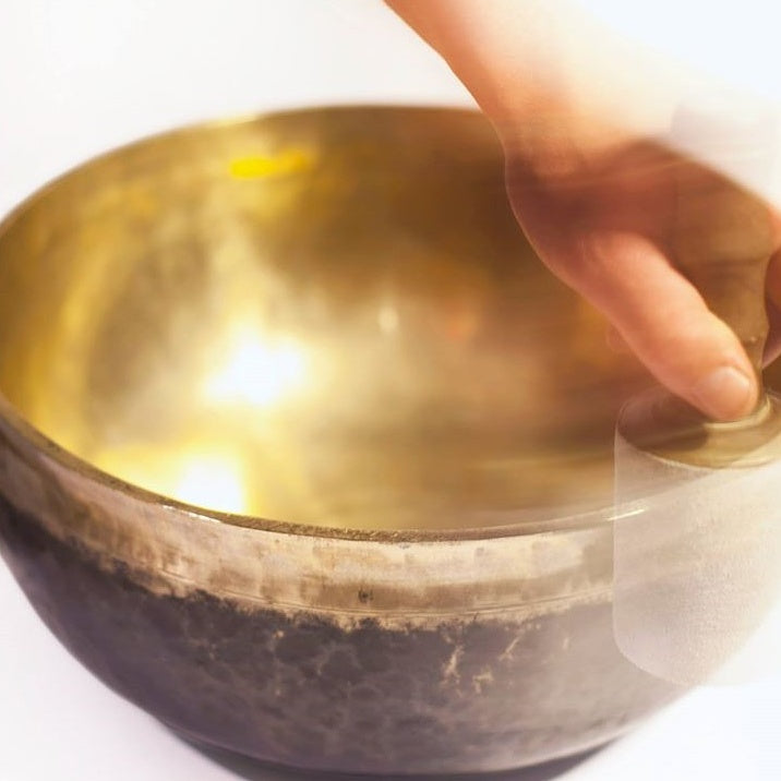 Singing bowl playing instructions