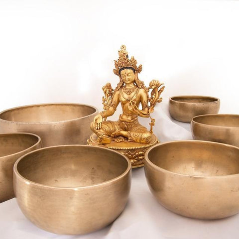 Antique Tibetan singing bowls