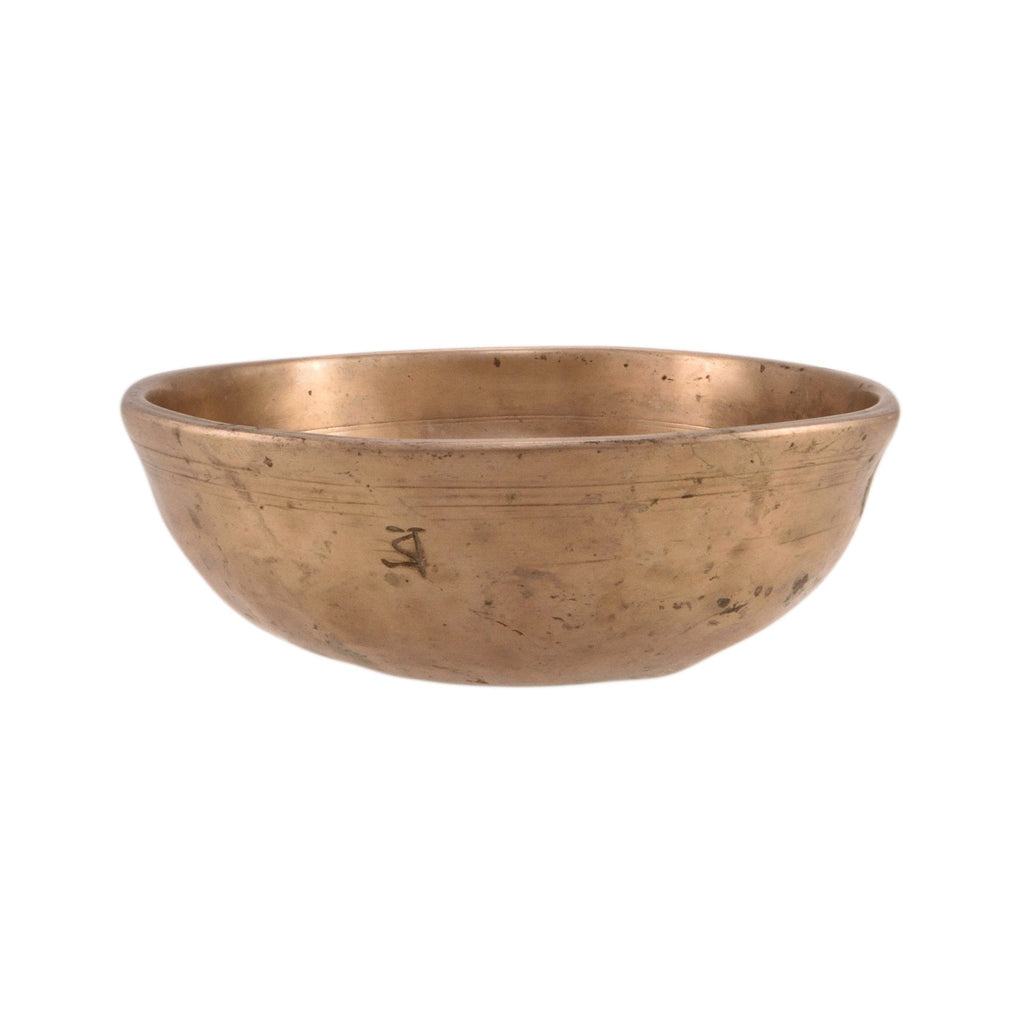 Antique singing bowl Manipuri MPG60 with an authentic engraving SINGING ...