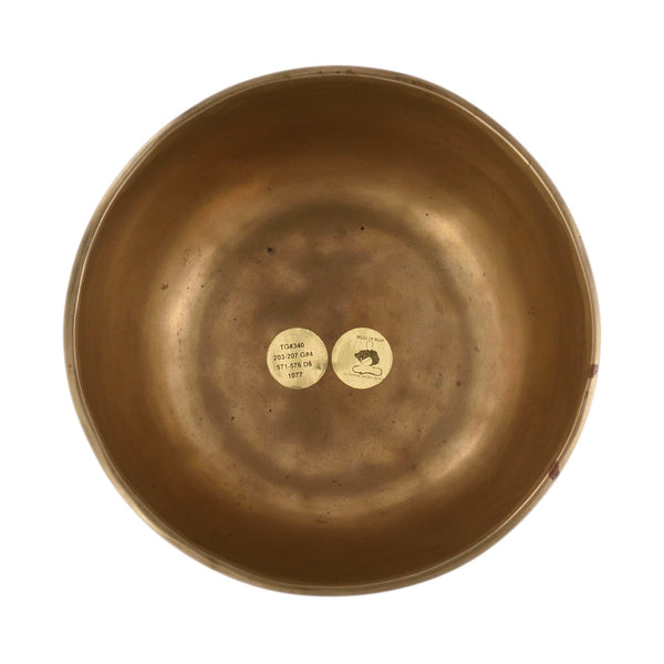 Antique singing bowl Thadobati Bodhi TG#340