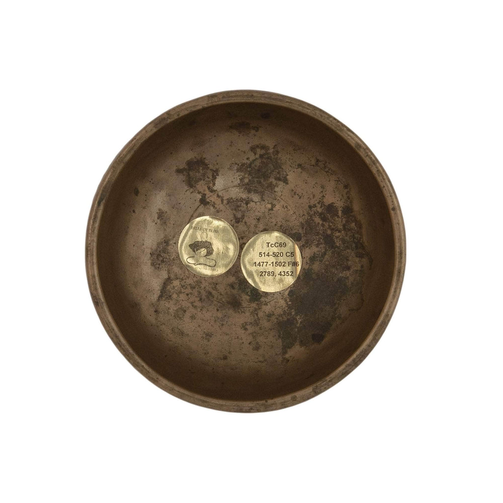 Antique singing bowl Thadobati cup TcC69