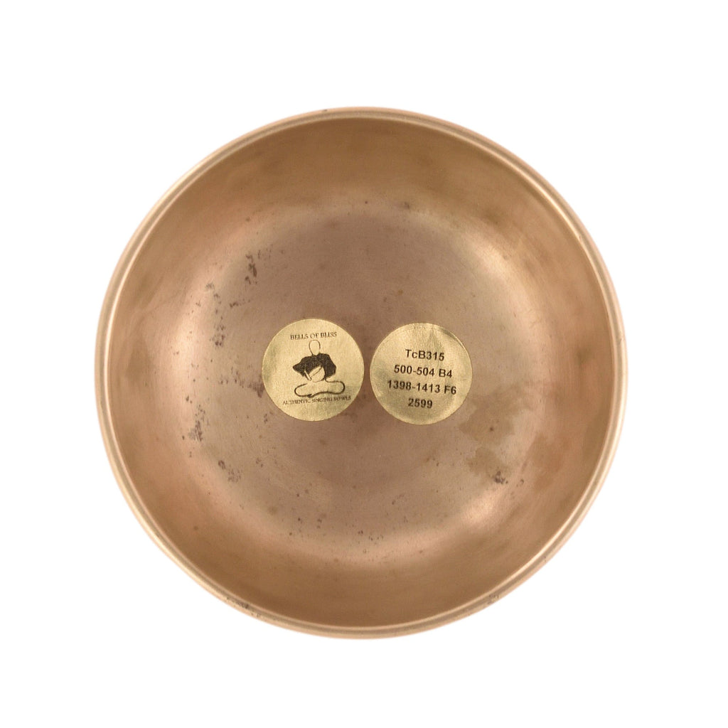 Antique singing bowl Thadobati TcB315