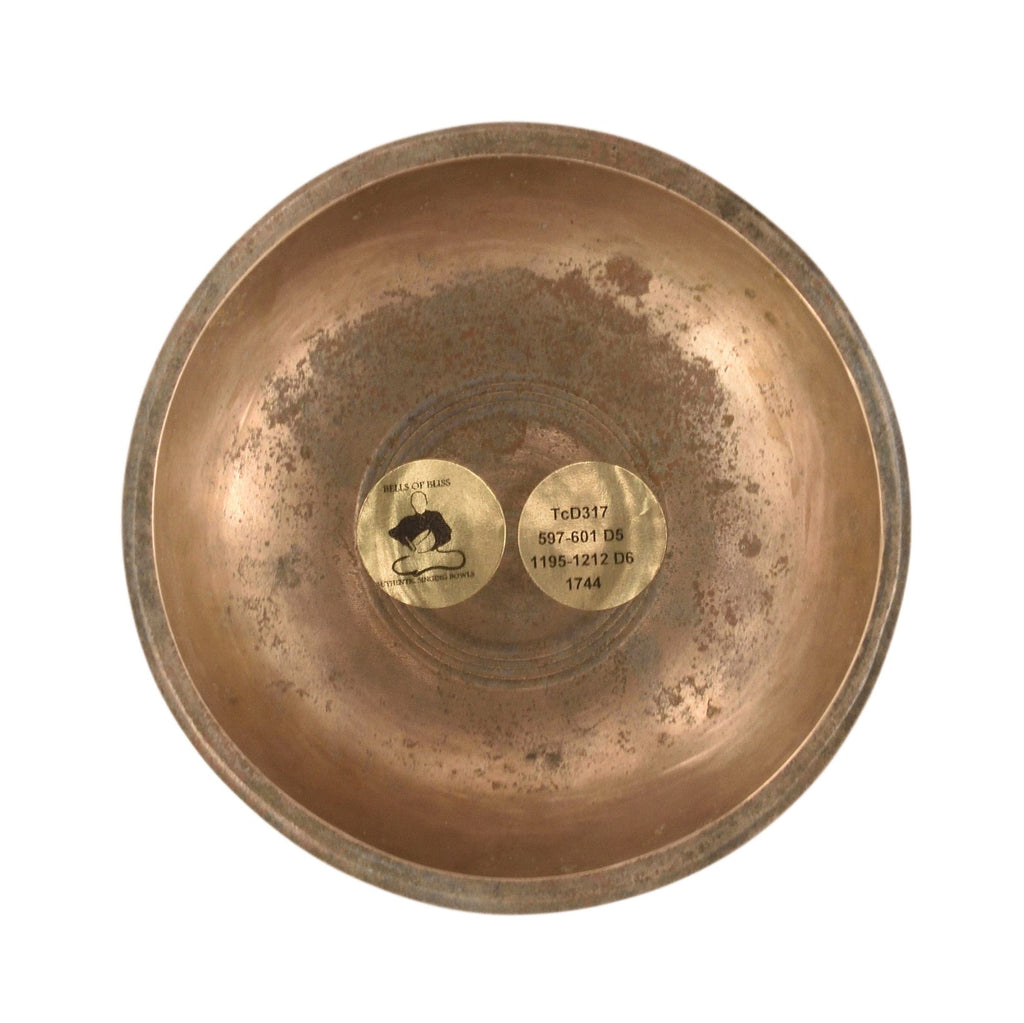 Antique singing bowl Thadobati TcD317