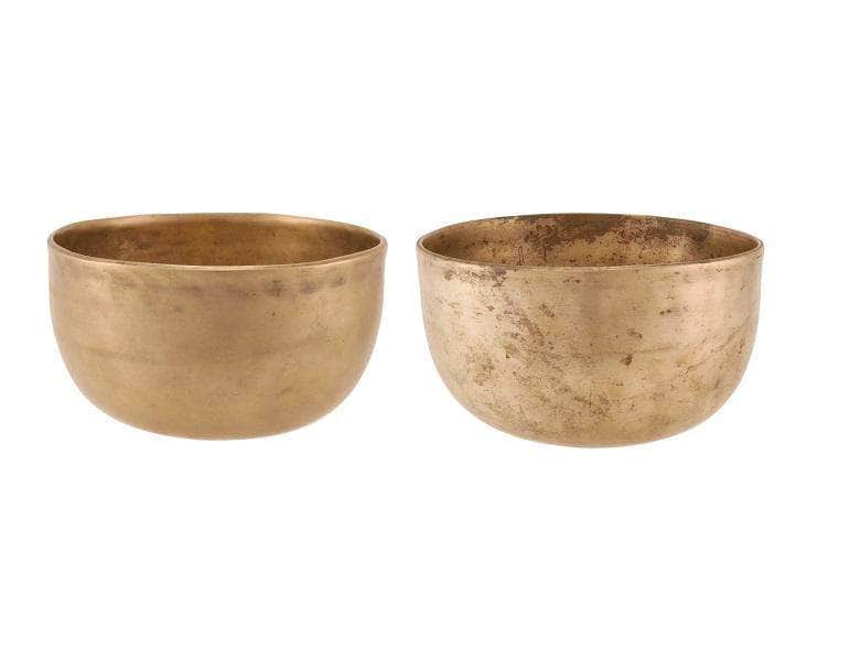 Binaural set  of rare medium Bodhi bowls  TG123 / TG146