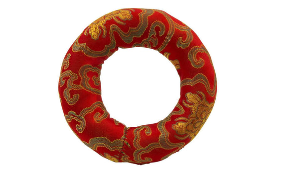 Decorative singing bowl ring cushion