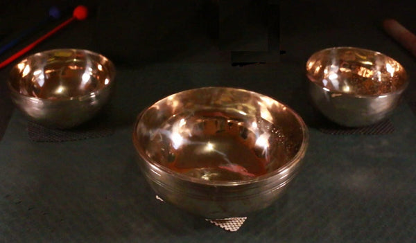 Triad #12 Set of contemporary singing bowls